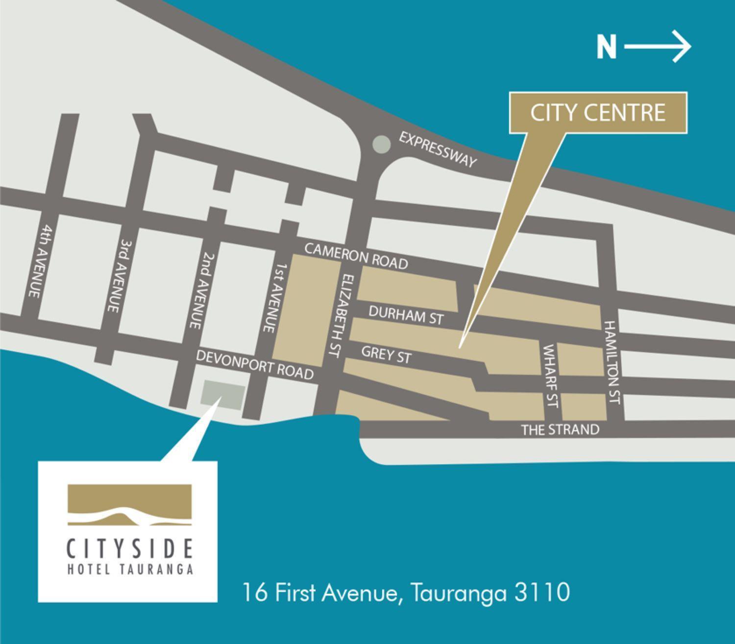 Cityside Hotel Tauranga Exteriör bild